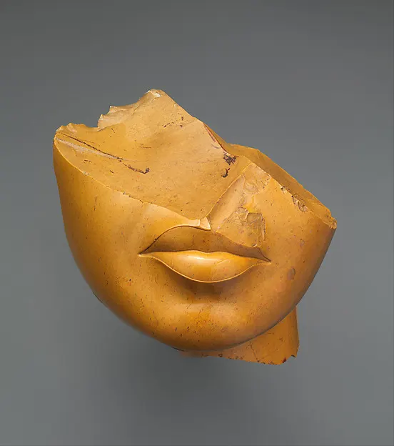 Fragment of a Queen's Face, ca. 1386–1330 BCE, The Metropolitan Museum of Art