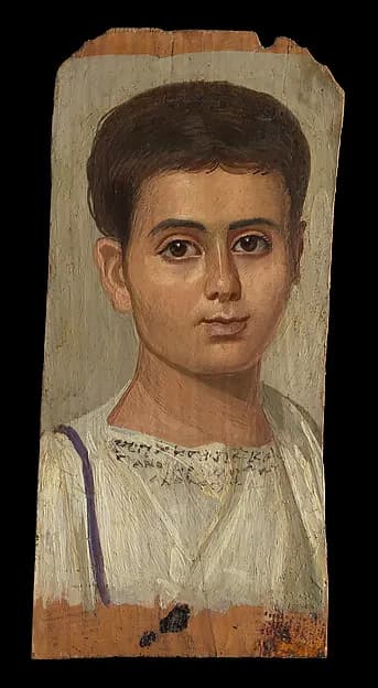 Portrait of the Boy Eutyches, 100–150 CE, The Metropolitan Museum of Art